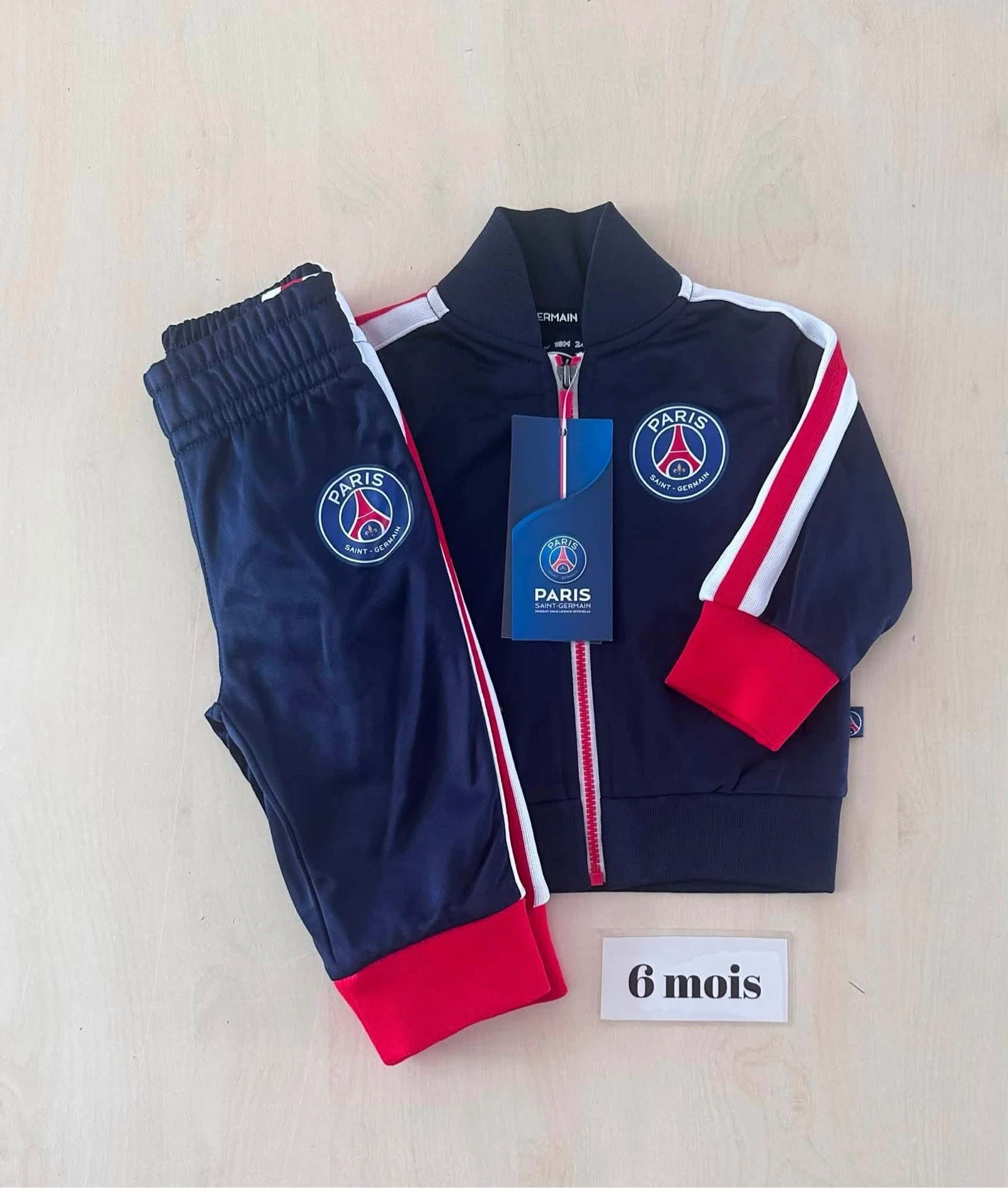 Higgins - ensemble bébé garçon - taille 6 mois PSG 